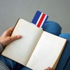 Flag of Iceland Print Wooden Bookmark Wood with Tassel for