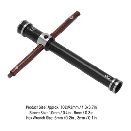 RC Cross Wrench Socket Wrench 8/10 mm Sleeve 3/5 mm Allen Key Repair Tool for RC Car Boat Plane Models RC Car Model Accessories