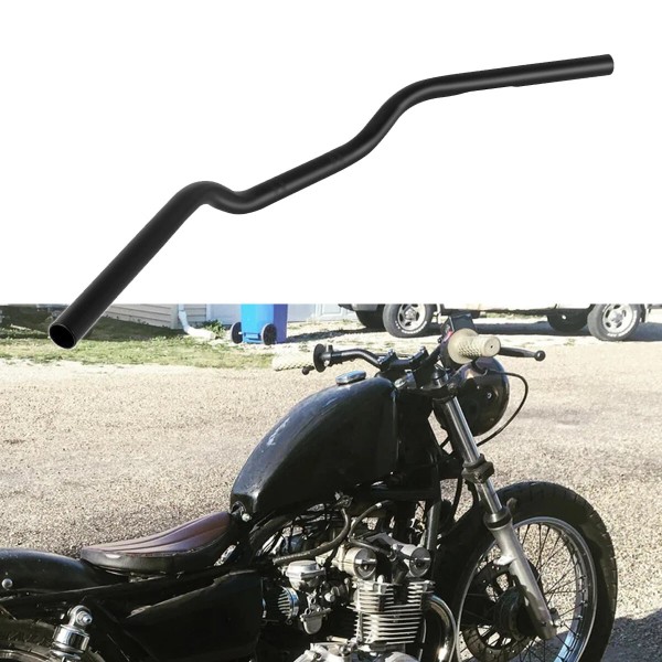 KEEPDSGN 7/8" 22mm Handle Bar Drag Handlebar Black For SUZUKI