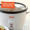 IMUSA USA GAU-00013 Electric Nonstick Rice Cooker 8-Cup (Uncooked) 16-Cup