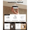 EZVALO Under Cabinet Lighting with Charging Station,1000mAh Rechargeable Puck Lights