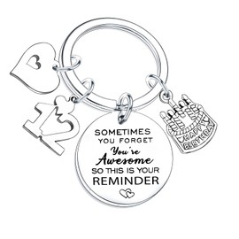 Nfyxcaz Happy 12th Birthday Keychain Gifts for Women Teens Girls Inspirational Birthday Keyring for Sister Brother Birthday Keychain for Friends BBF Birthday Keyring (12th birthday keychain gifts)