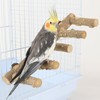 Parrot Natural Sichuan Pepper Wooden Bird Ladder Perch Cage Nature