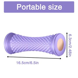 Golgner Igelball FußMassage, FußMassageroller, Foot Massage Roller, Tragbarer Gummi Fussroller, Massagegerät Fuß, für Fuß Schmerzen, ​Fersensporn, Plantarfasciitis, Entspannung