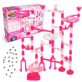 Marble Genius Marble Run Starter Set STEM Toy for Kids Ages 4-12 - 130 Comple...