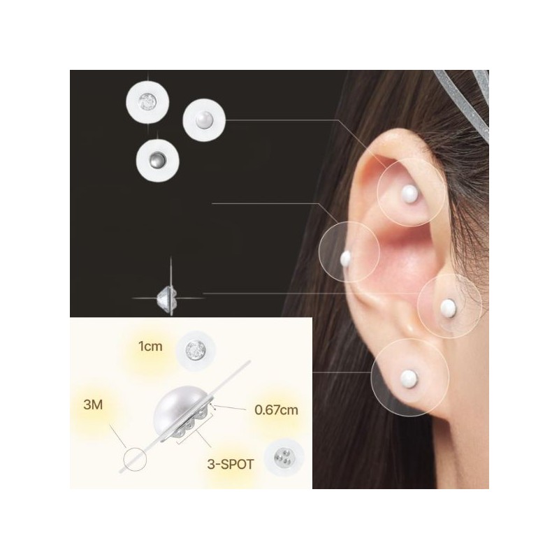 RETURNITY Ear Therapy 10pcs, Type:Pearl