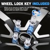 FOMIUZY Wheel Lock Lug Nut Set M12 x 1.5 Anti