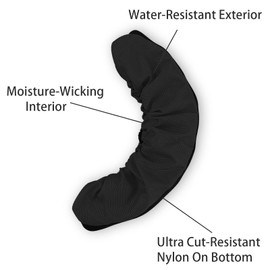 Ice Skate Blade Covers, 1 Pair Skate Cover, Skate Guards for Ice Skates, Figure and Hockey Skates, Skate Soakers Blades Protector for Kids Youth Adult, Ice Skating Accessories for Men Women Children