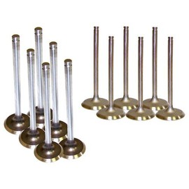 DNJ Exhaust Intake Valve Kit for 1987 to 1998 Jeep Cherokee, Comanche, Grand Cherokee, Wagoneer, Wrangler L6 4.0L OHV 12V EV1119 X6 IV1119 X6
