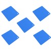 5pcs Silicone Pot Holders Mat Heat Resistant Anti Slip Square
