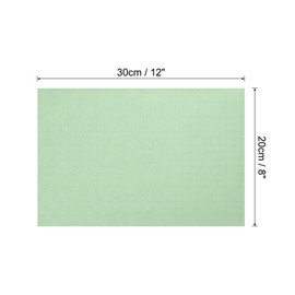 QUARKZMAN Dollhouse Floor Coverings 30 cm x 20 cm - Wallpaper and Flooring Silk Pattern Green for Dollhouse Sand Table Model Accessories Pack of 5