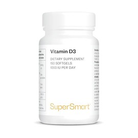 Vitamin D3 1000 IU - Immune Boost - Non-GMO - 150 Softgels - SuperSmart