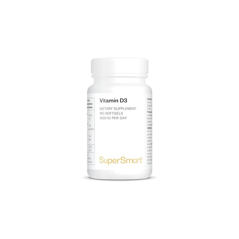 Vitamin D3 1000 IU - Immune Boost - Non-GMO -