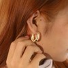 ALEXCRAFT Hoop Earrings 925 Silver for Women Earrings Small Huggie
