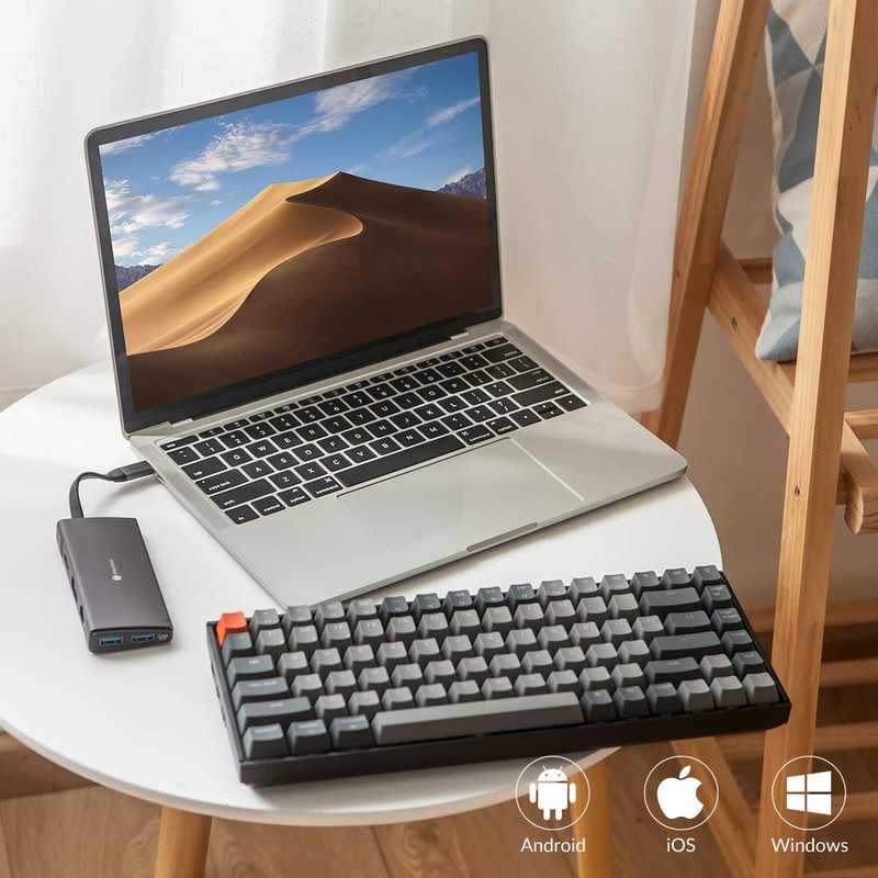 Keychron K2 75% Layout RGB Bluetooth Wireless Mechanical Keyboard with