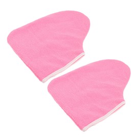 Baluue 2pcs Moisturizing Socks for Dry Cracked Feet Foot Care Intensive Hydration Softening Gel Socks for Women Add Your Favorite Lotion for Better Results