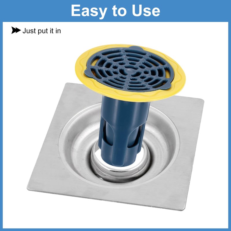 uxcell Shower Floor Drain Backflow Preventer, Valve Sewer Anti-Odor Core