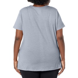 Just My Size Plus-Size Pure Cotton Jersey T-Shirt, Wide Classic Crewneck Tee for Women