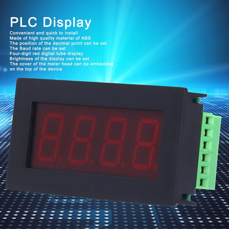 PLC Display LED Serial Port Meter Communication 4Digit DC536V for