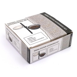 Honeyfield's Basket and Bowl Set for Bird Feeding Station - Easy to Assemble with Adjustable Locking Ring, Feeding Mesh Basket and Bird Bath, Weather Resistant