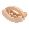 Wooden Massage Ball Roller with 10 Beads Deep Tissue Relief
