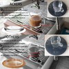 Ackers Etched Scale Espresso cup with Handle, Thickened Bottom and