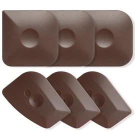 Raspador de sartén, 6 unidades, herramienta de limpieza de plástico para ollas y sartenes, accesorios de cocina antiarañazos para el cuidado de hierro