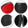Black PU Leather Red Felt Lined Dice Cup with Ivory