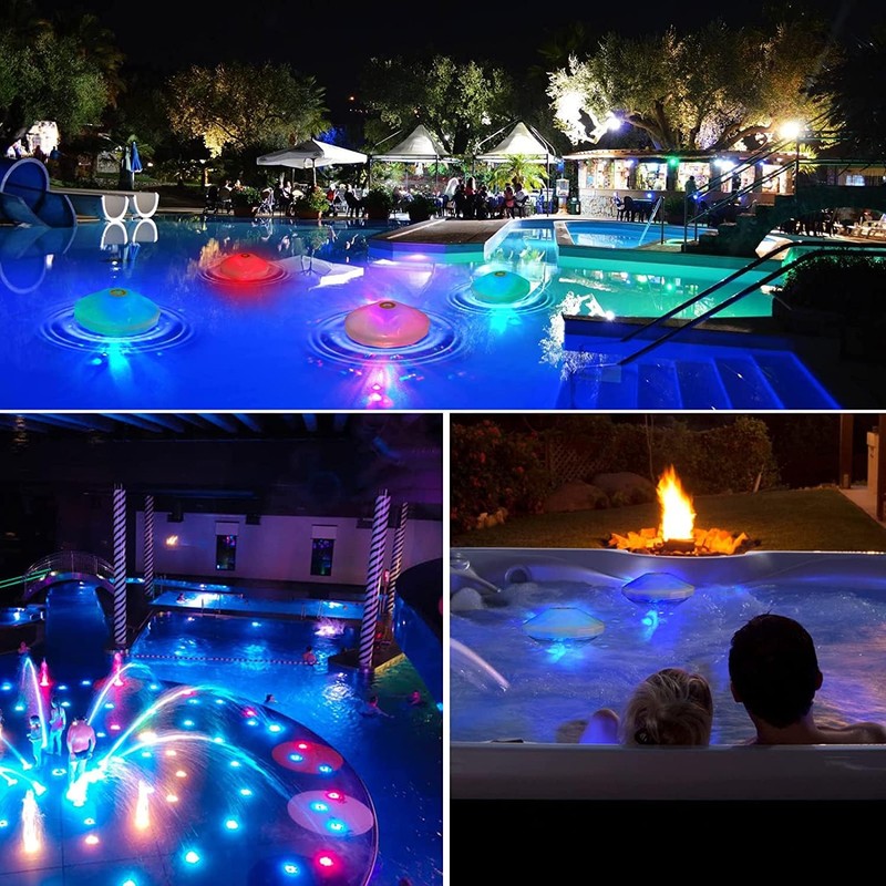 Floating Pool Lights, Pool Lights with 6 Dynamic Lighting Effects,