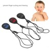 3pcs Baby Teethers Necklace Silicone Refrigerable Heat Resistant Soothing Gum