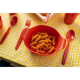 Harfield Small Cutlery Set - Red Reusable Virtually Unbreakable Polycarbonate Plastic