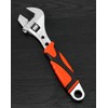 QWORK® 3 in 1 Adjustable Soft Grip Wrench Wrench with
