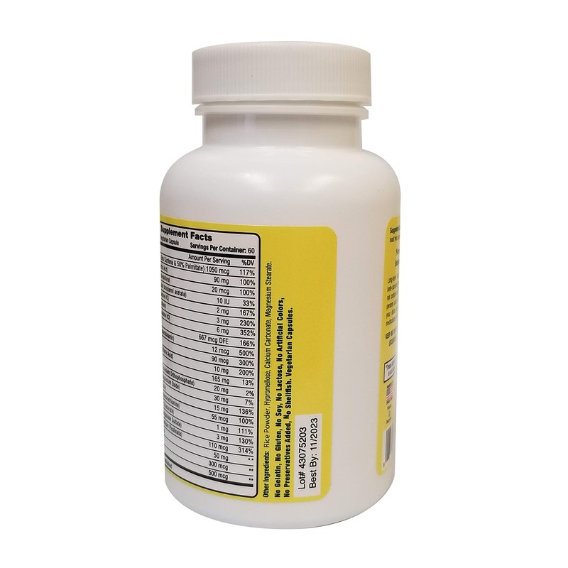 K Free Daily Multivitamin - No Vitamin K - Safe