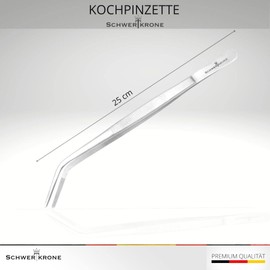 Schwertkrone Set of 2 Kitchen Tweezers Cooking Tweezers and Barbecue Tongs Barbecue Tongs 30 cm Stainless Steel Rustproof
