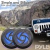 Pyle Marine Speakers - 4 Inch 2 Way Waterproof and