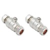 TC Isolating Isolation Valve 15mm Full Flow Large Bore Compression