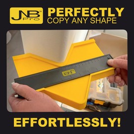 JNB Pro Contour Gauge Easy Contour Tool, Shape Duplicator, Profile Tool with lock, Scribe tool