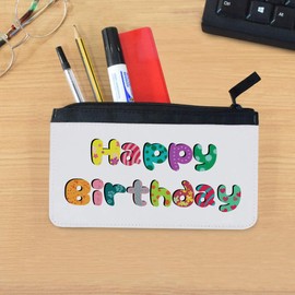 Azeeda 'Happy Birthday' Pencil Case (PC00051178)