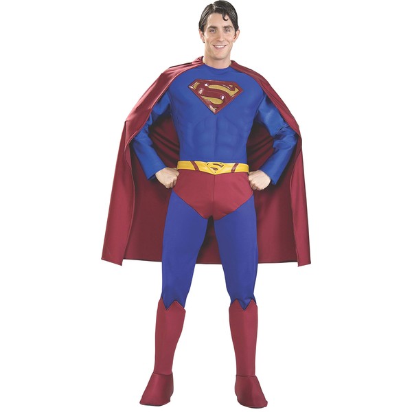 Rubie's Supreme Edition Muscle Chest Superman, Blue/Red, X-Large Costume