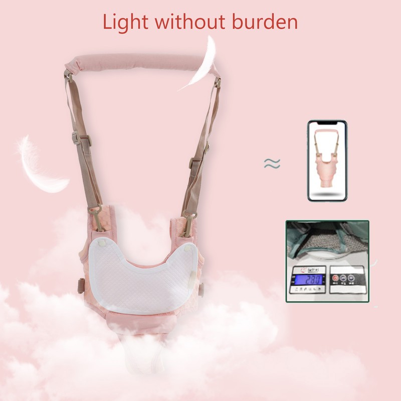 Baby Walking Harnesses Lightweight Adjustable Detachable Crotch Pad Handheld Toddler