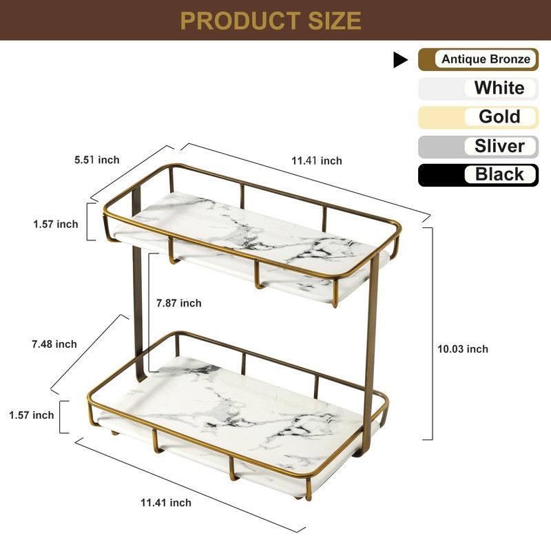 Bathroom Organizer Countertop Perfume Organizer Makeup Organizer Cosmetics Storage Display