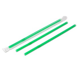 Flexible Plastic Straws 200 Pack - Striped Multi Colored BPA-Free Disposable Bendy Straw 8" Long - by DuraHome (Bright Colors 200 Pack)