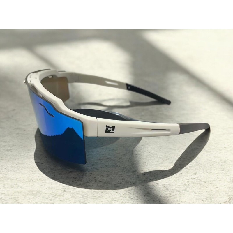 JGMF MF Sport Sunglasses, White