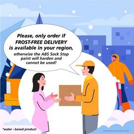 Viva Decor® ABS Sock Stop (82 ml, Black) Stopper for Socks - Non-Slip Nubs for Socks - Socks Stop - Non-Slip for Socks - ABS Colour - Made in Germany