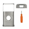 Traditional Video Doorbell Cover (Ring 2nd Generation Compatible) (Nickel Silver)