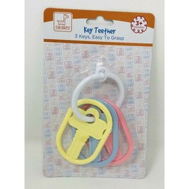 Unbranded Teether key Baby Infant Rattle Toy 3 Months Plus Easy Grasp BPA Free