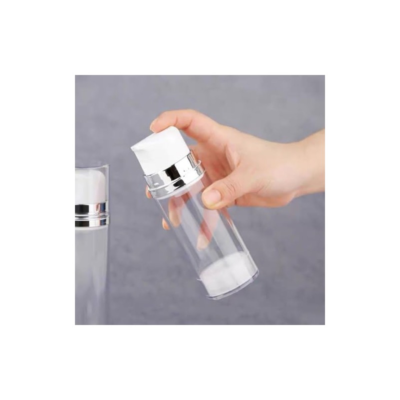 Airless Pump Bottles Empty Hydrating Pump Dispenser Refillable Vacuum Lotion
