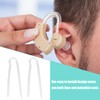 10pcs Hearing Aid Tubes,Lightweight Hearing Aid Tubes NHS, Suitable for