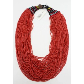 Soft Surroundings New Soft Surroundings Red Havana Seed Bead Necklace $49.95 Tags #N2730