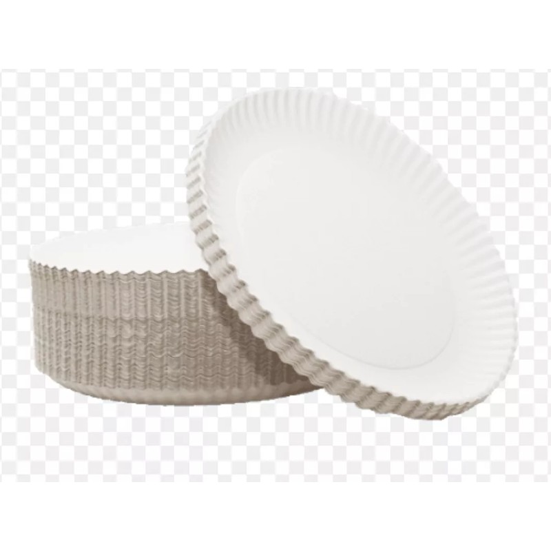 Marba 100 Pz Plato Cartón #6 , Pastel Biodegradable, Eco